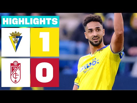 CÁDIZ CF 1 - 0 GRANADA CF I RESUMEN LALIGA HYPERMOTION