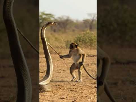 Brave Monkey and Deadly Snake, who will emerge victorious from this conflict?