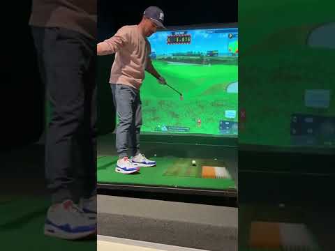 This Golf Simulator is Insane 😮 #shorts