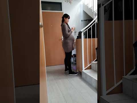 Japanese Wife is Very Pregnant